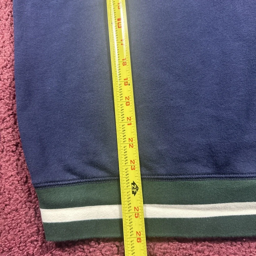 Polo Ralph Lauren Sweatshirt Youth XL 18-20 Navy Crest Big Pony Stripe Crewneck